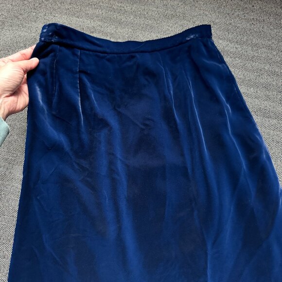 27 Waist Velour Skirt Vintage Marshall Fields - Picture 11 of 16